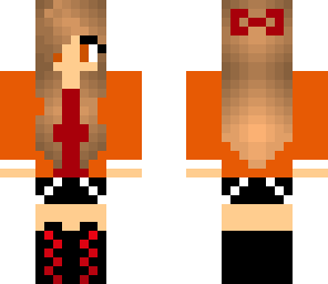 orange and red girl