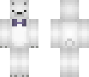 purple tie polarbear