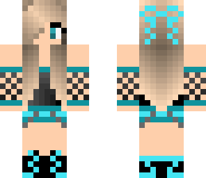blue emo girl