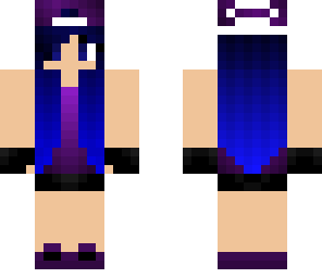 blue and purple girl