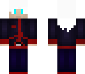 my mc charcter in pokemon's silver outfit