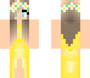 golden dress