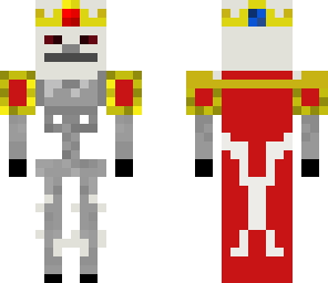 white head skeleton king