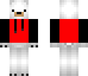 red awesome ice bear