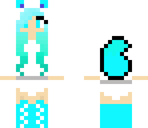 blue headphones cutie