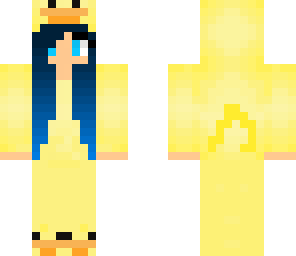 blue ombre duck onsie with blue eyes