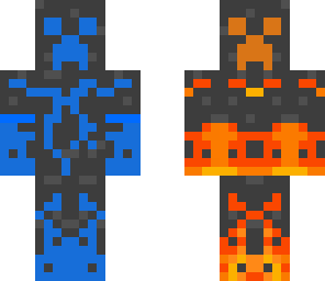 edited water and fire creeper