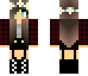 dark plaid girl