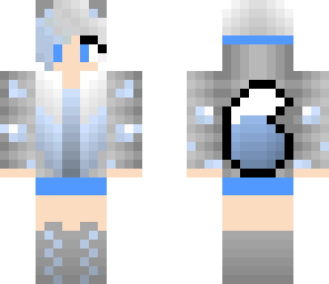crystalised wolf girl