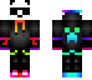 colourful panda