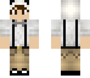 white panda boy