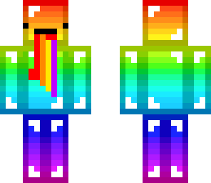 sick rainbow guy man thing
