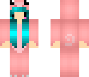 blue haired piggy