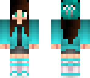 cute blue girl