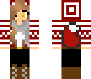 foxy scarf and hat girl lol