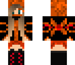 orange ninja girl