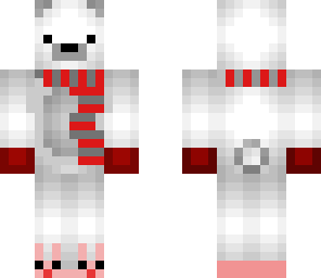 christmas polar bear