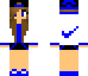 dark blue tick girl