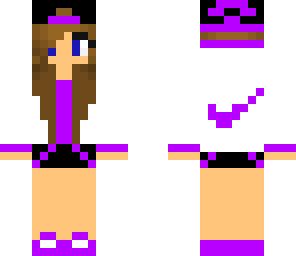 purple tick girl