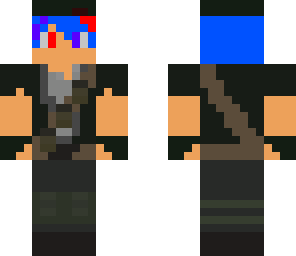 blue haired morgan