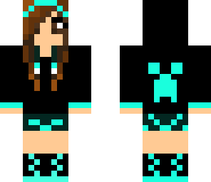 super cool creeper girl