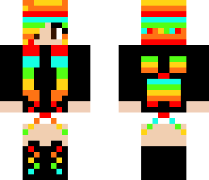 rainbow girl creeper