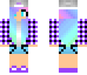 plaid shirt girl