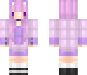 purple teddy bear girl