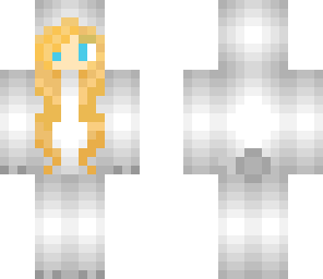 polar bear girl with blonde hair
