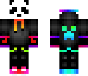 colourful panda