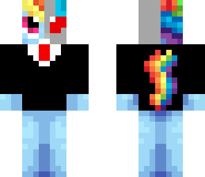 cyborg suited ranbow dash