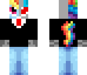 cyborg suited ranbow dash v2