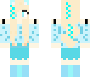 edited ice wolf girl