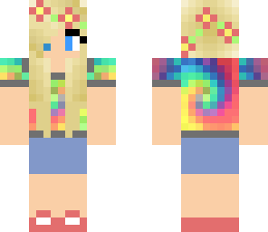 tye dye girl