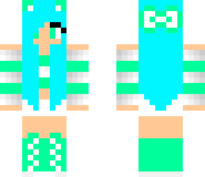 light blue neko
