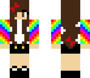 girl with rainbow jacket