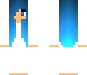 light blue hair skin base