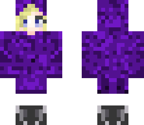 purple sweater
