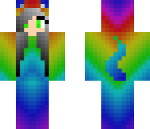 rainbow wolf onesie