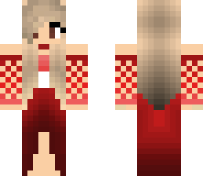 red dress