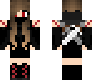 girl vigilante in black