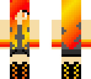 flame music girl