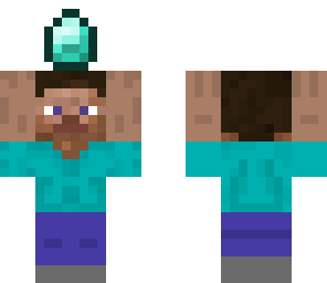 steve with diamond