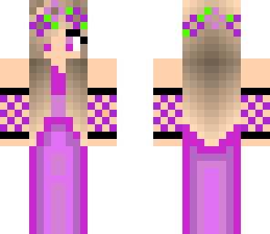 girly purple prom girl