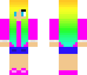 pop colors girl
