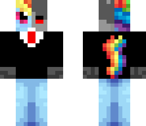 cyborg suited ranbow dash v3