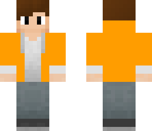 orange hoodie
