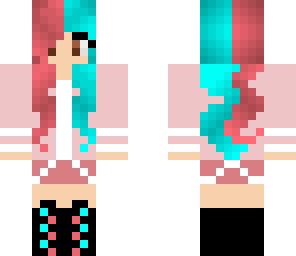 blue and red girl