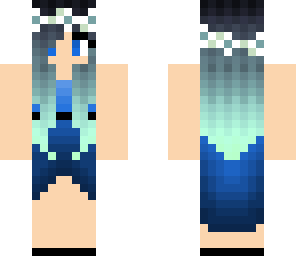 blue girl