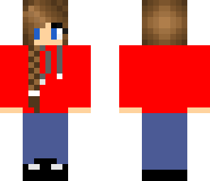 red hoodie